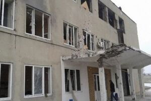 Осколками повреждено здание фильтров Донецкой фильтровальной станции