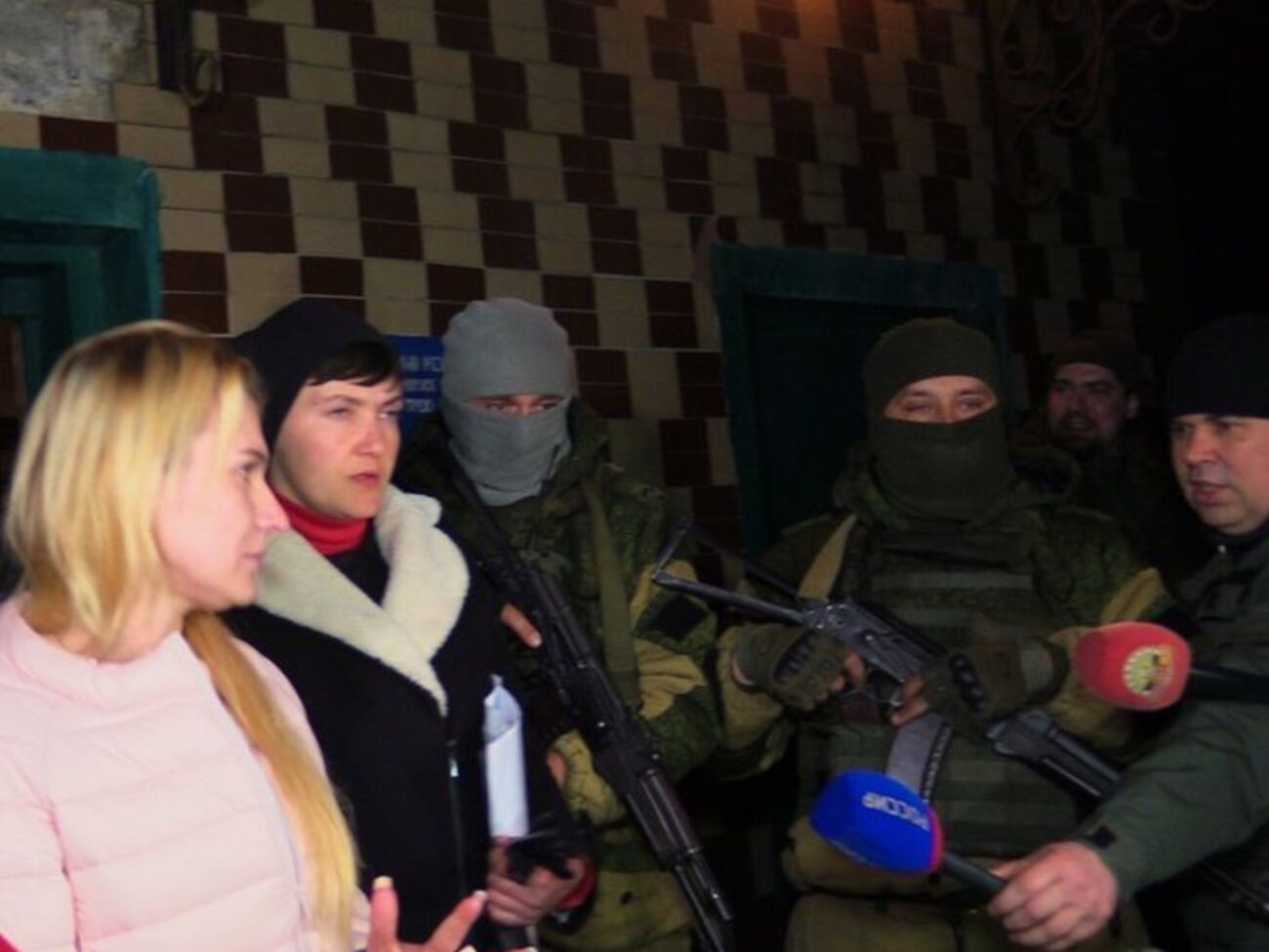 Савченко в Донецке