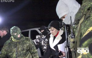 Савченко на Донбассе посетила украинских пленных