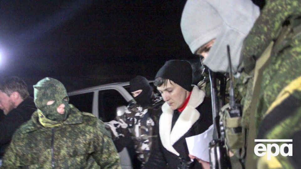 Савченко на Донбассе посетила украинских пленных