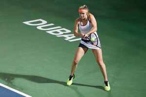 У фіналі турніру в Дубаї Еліна Світоліна переграла суперницю у двох сетах