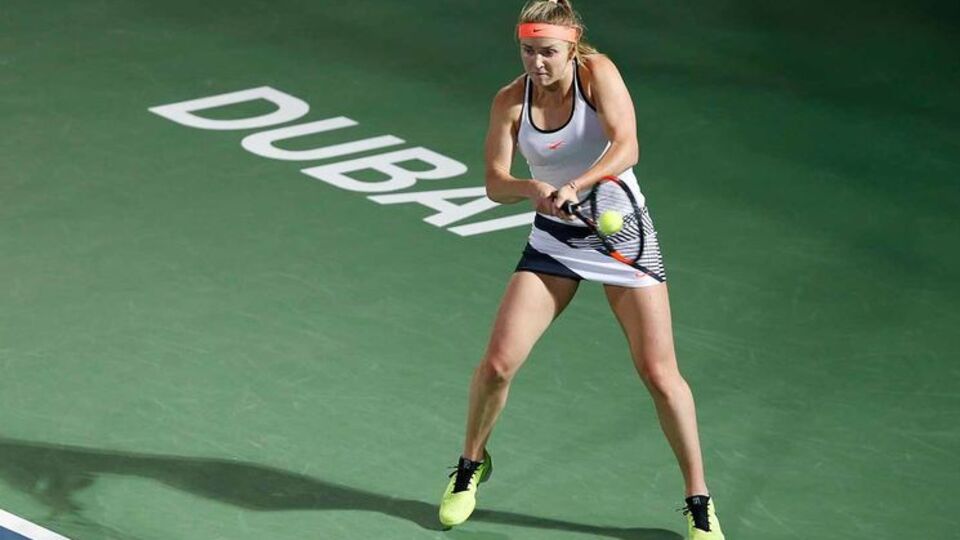 У фіналі турніру в Дубаї Еліна Світоліна переграла суперницю у двох сетах