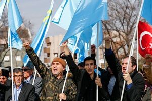 В Анкаре этнические татары протестовали против аннексии Крыма