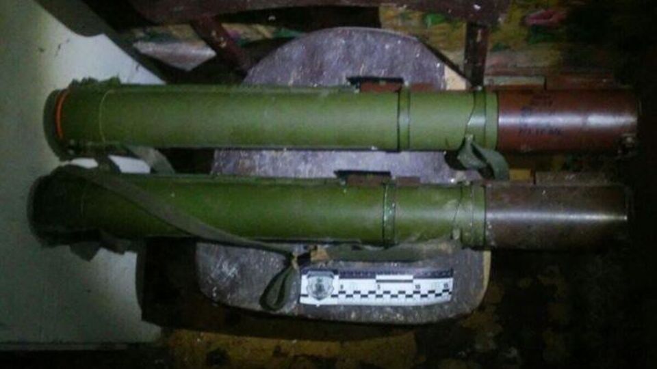 Схованка була знайдена в селі Валер'янівка Волноваського району Донецької області