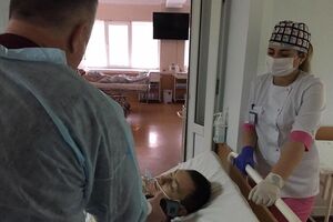 Подполковник Третейкин, который получил ранение в живот во время обстрела Авдеевки, прооперирован