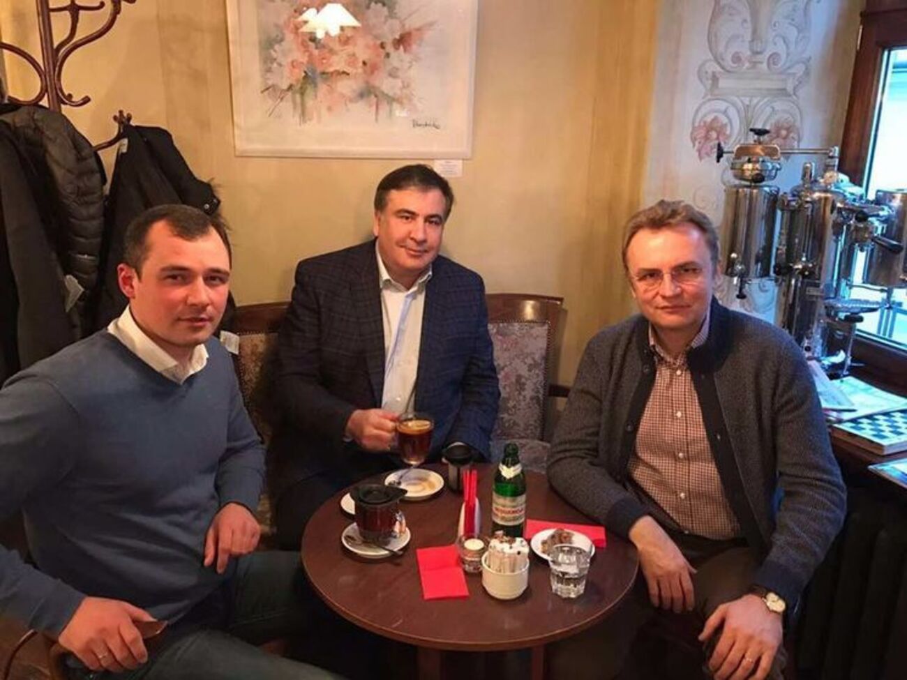 Саакашвили: Сегодня во Львове обсуждали координацию с моими друзьями, лидерами "Самопомочі" и "ДемАльянса"