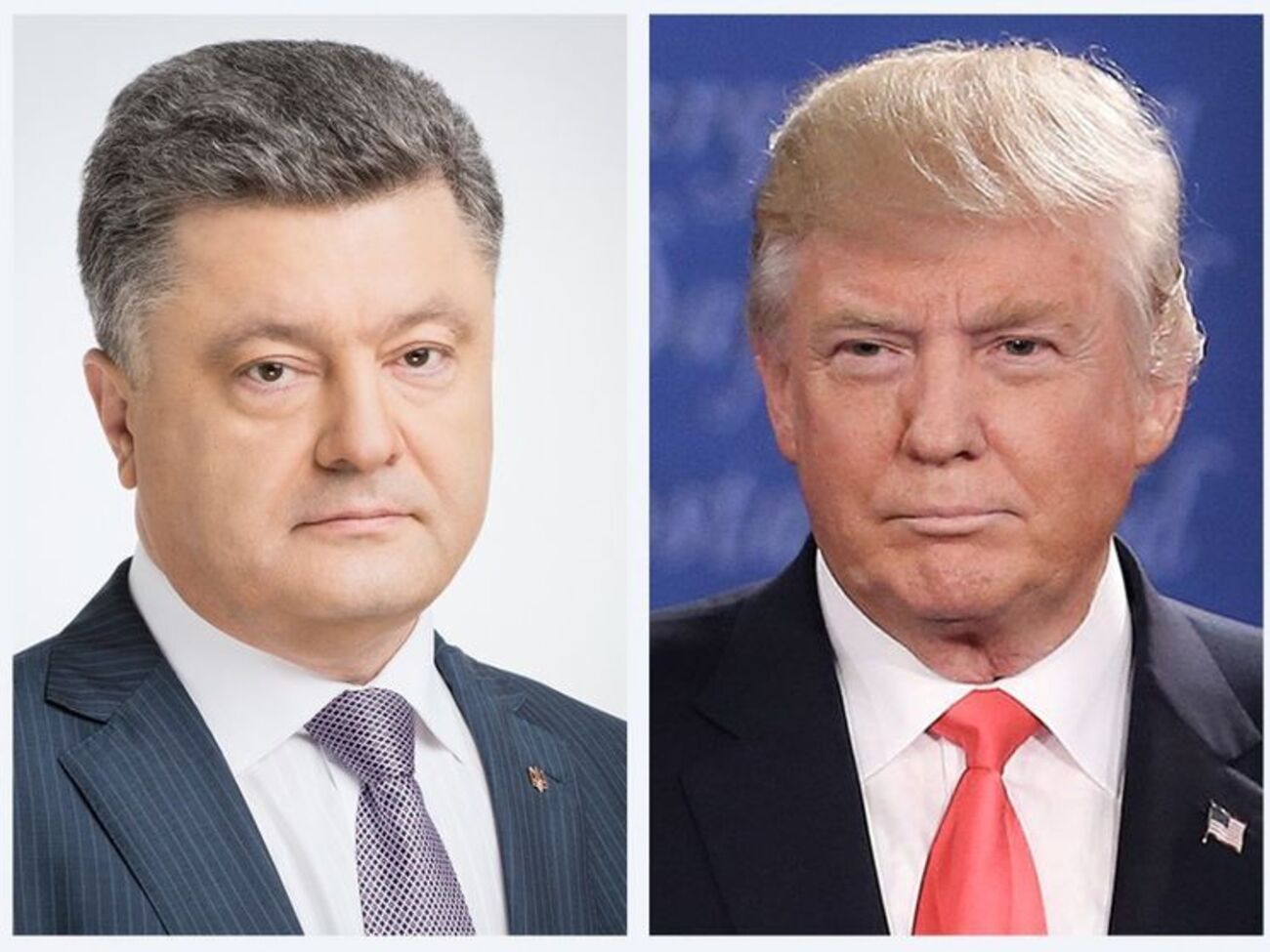 Прошел первый разговор Порошенко и Трампа