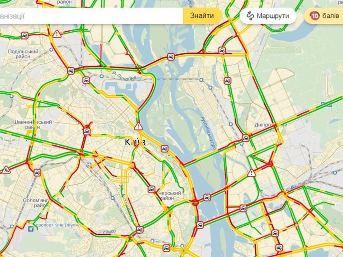 Непогода парализовала столицу