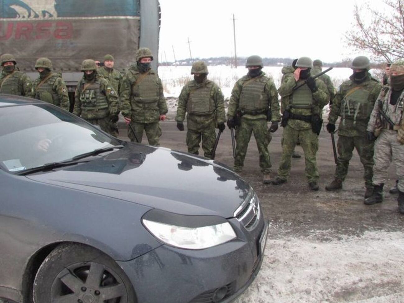 Полиция на месте инцидента