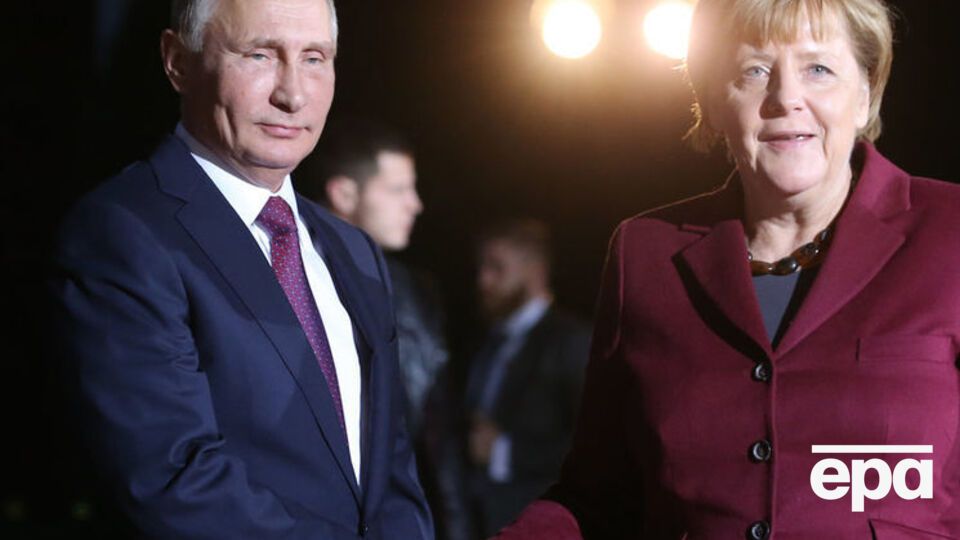 Путин и Меркель обсудили Украину