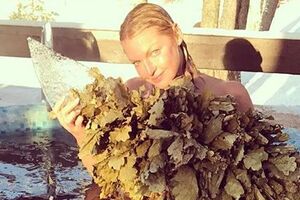 Волочкова: Сразу после бани – в снег!