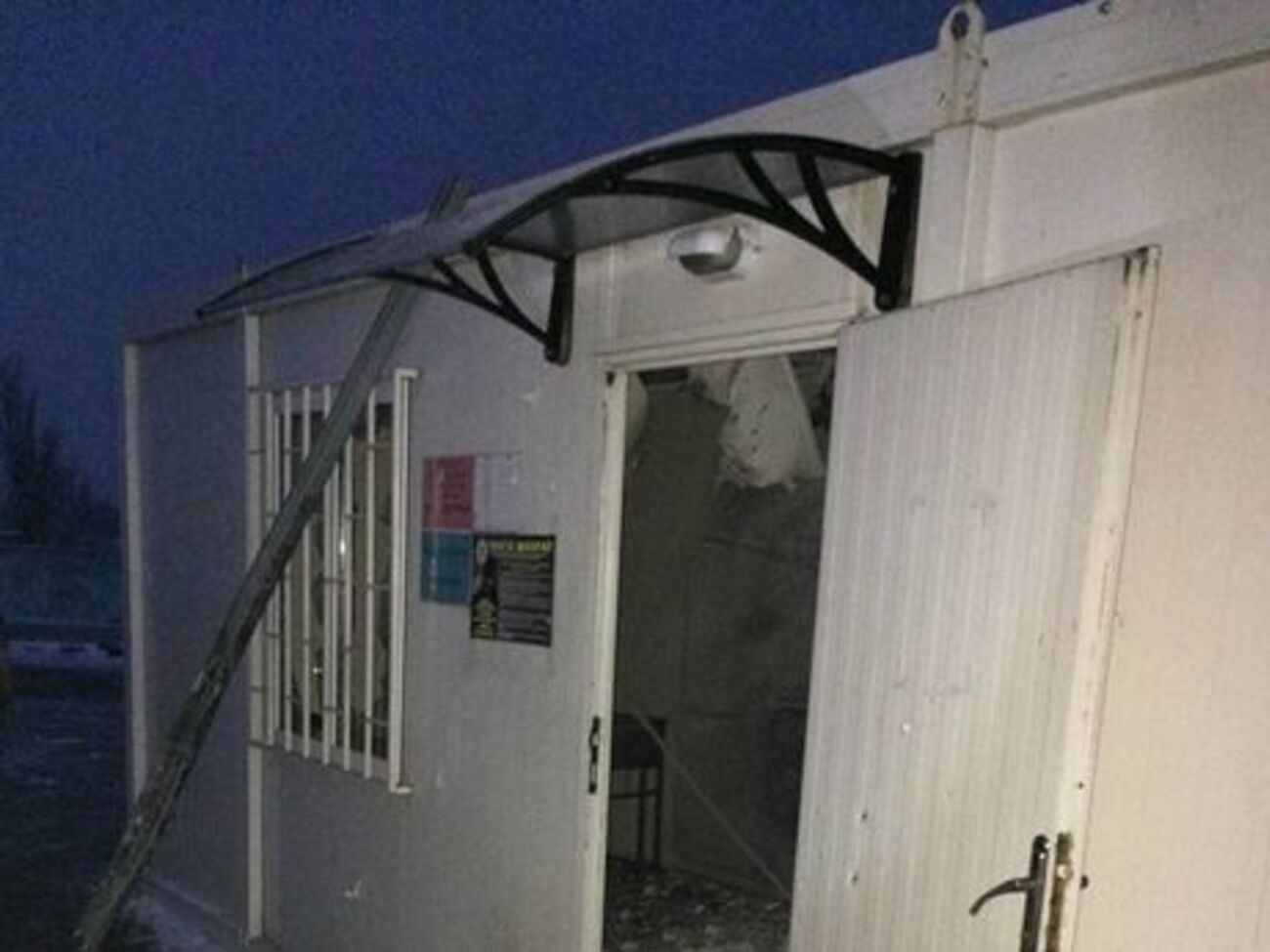 В результате обстрела никто не пострадал