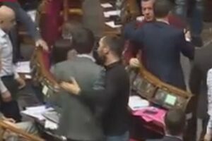 Лещенко та Мельничук влаштували бійку в Раді
