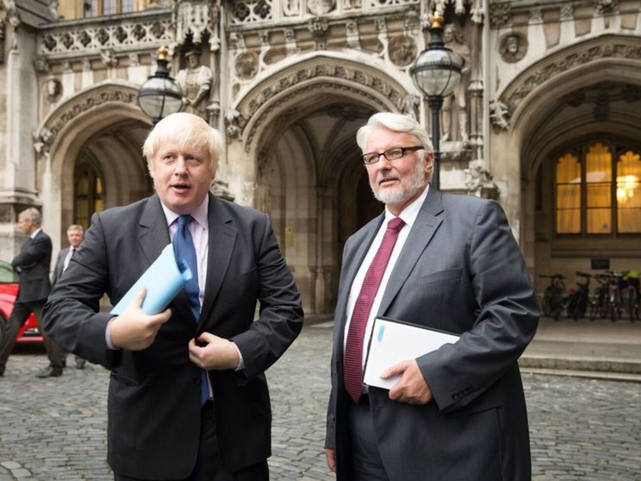 Джонсон і Ващиковський прибули з візитом до України