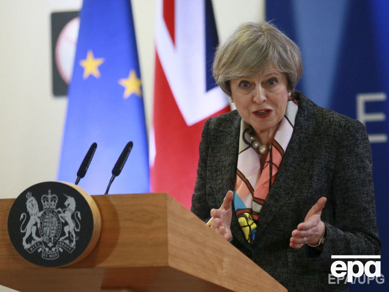 Мей нагадала лідерам ЄС про спробу перевороту в Чорногорії