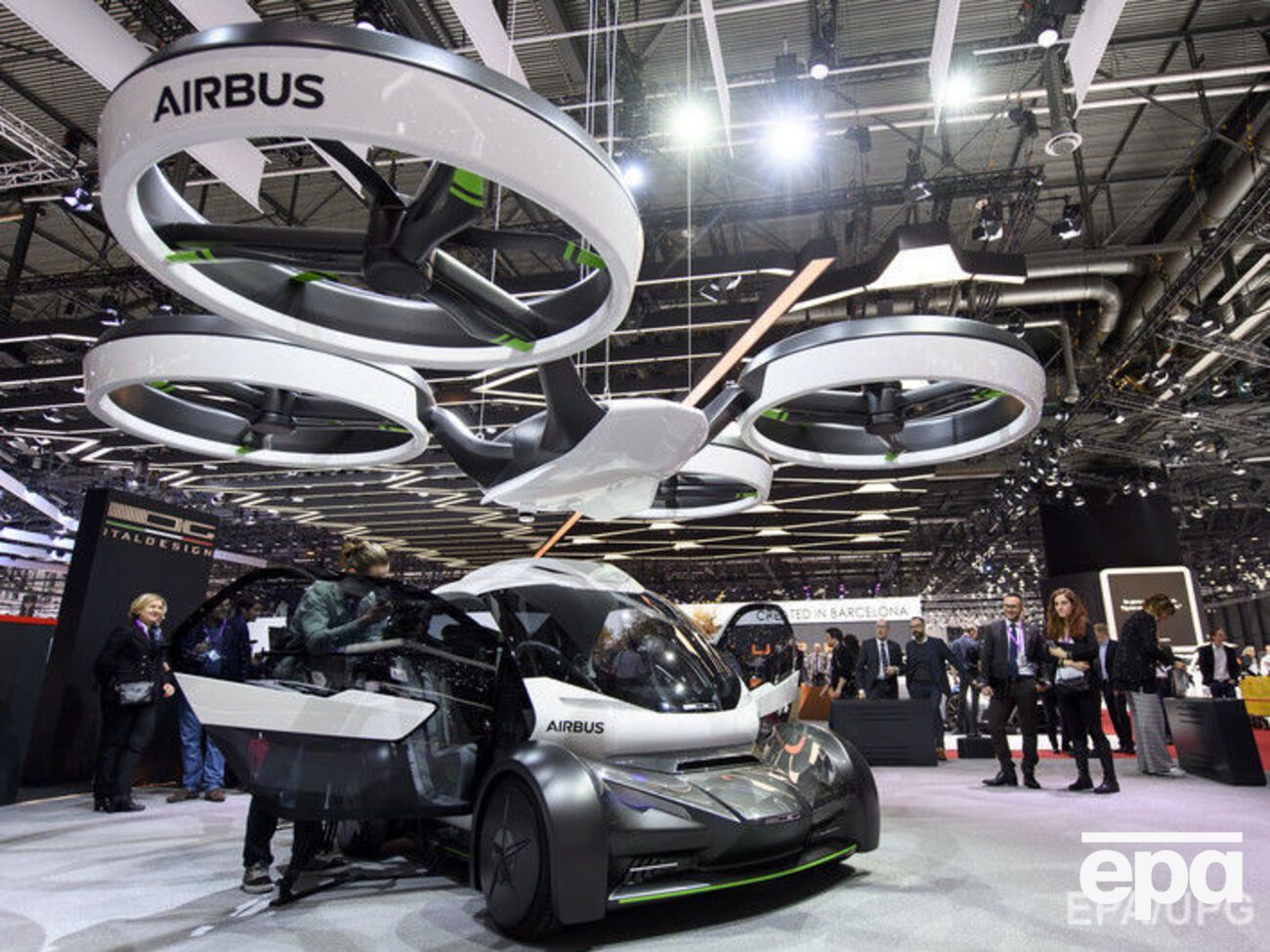 Концептуальный летающий электромобиль Pop.Up предназначен для мегаполисов