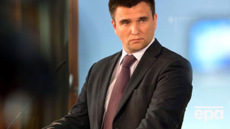 Клімкін наразі перебуває у робочій поїздці в Маріуполі