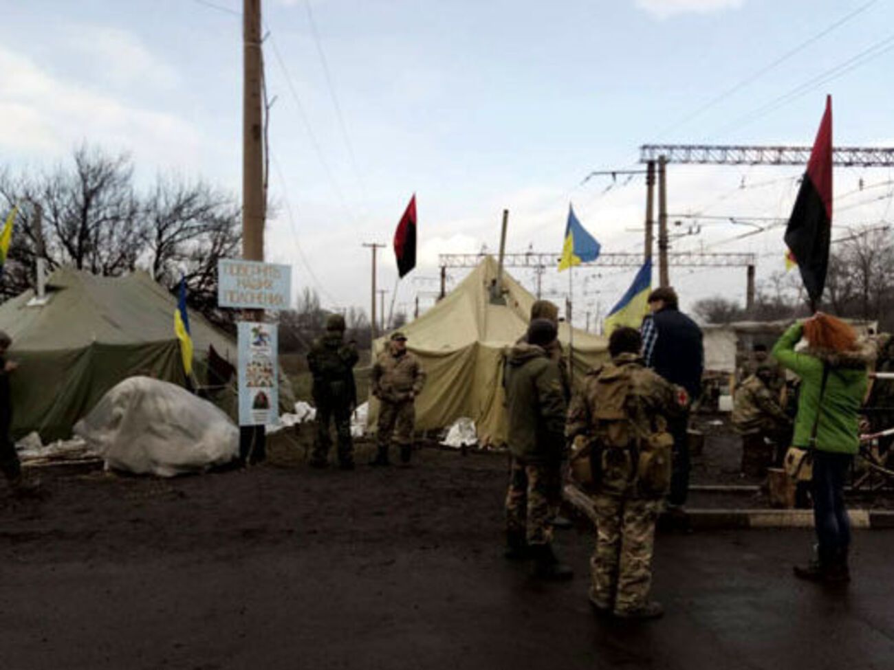 Сегодня силовики разогнали один из редутов активистов блокады