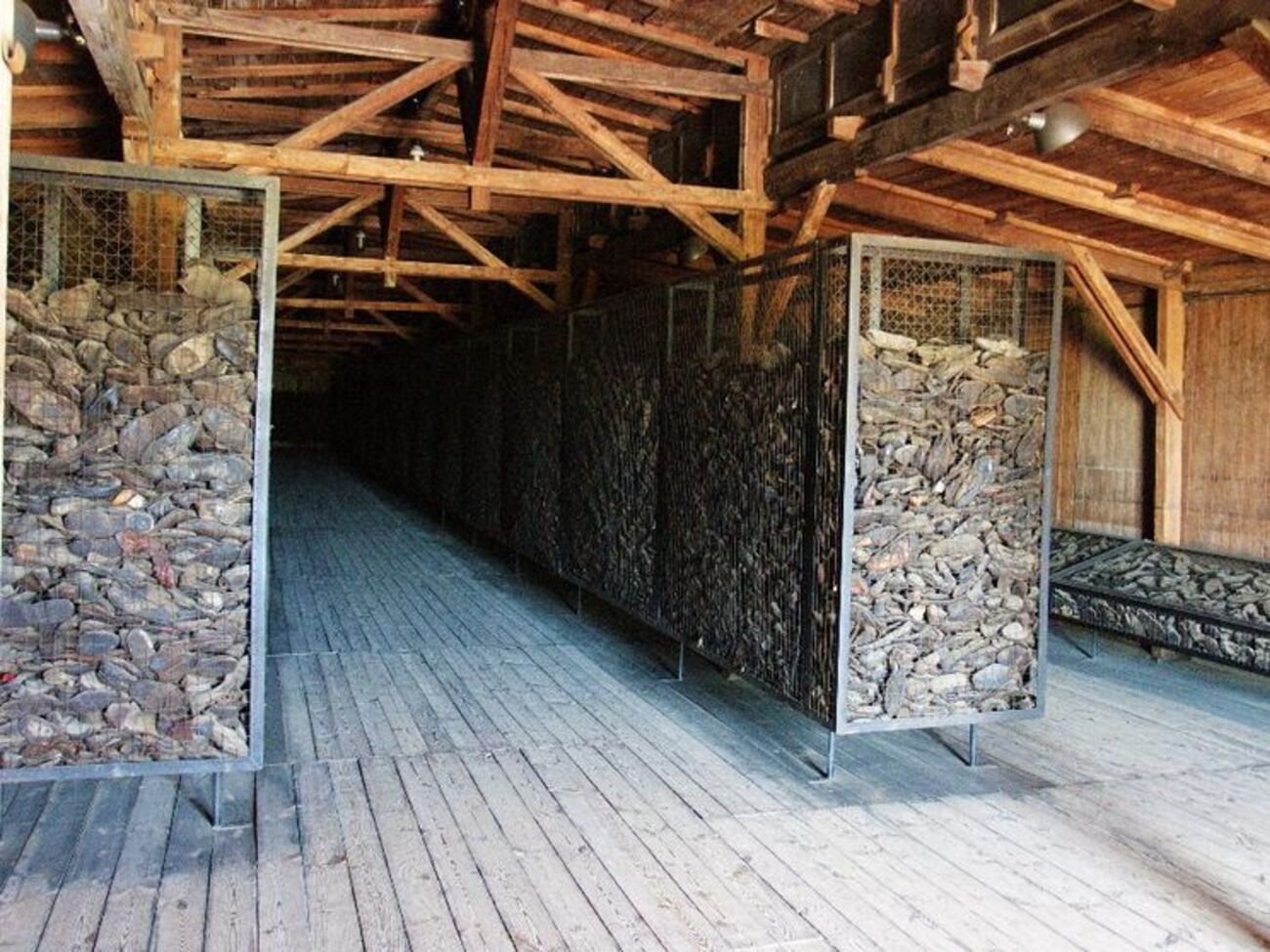 Обувь узников концлагеря Майданек