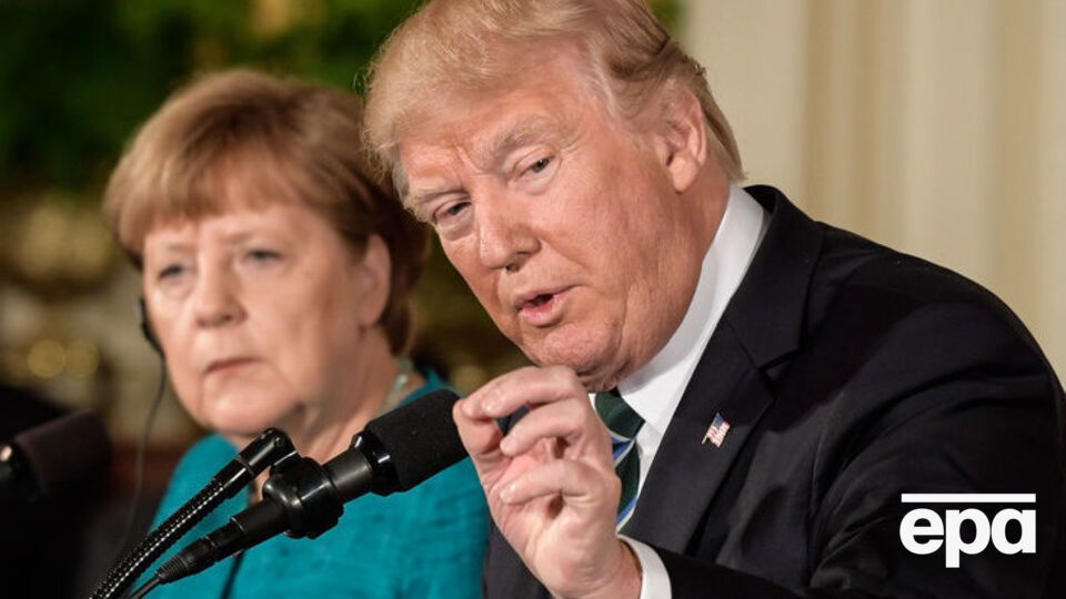Трамп: Я хочу поблагодарить канцлера Меркель за ее лидерство в поддержке НАТО