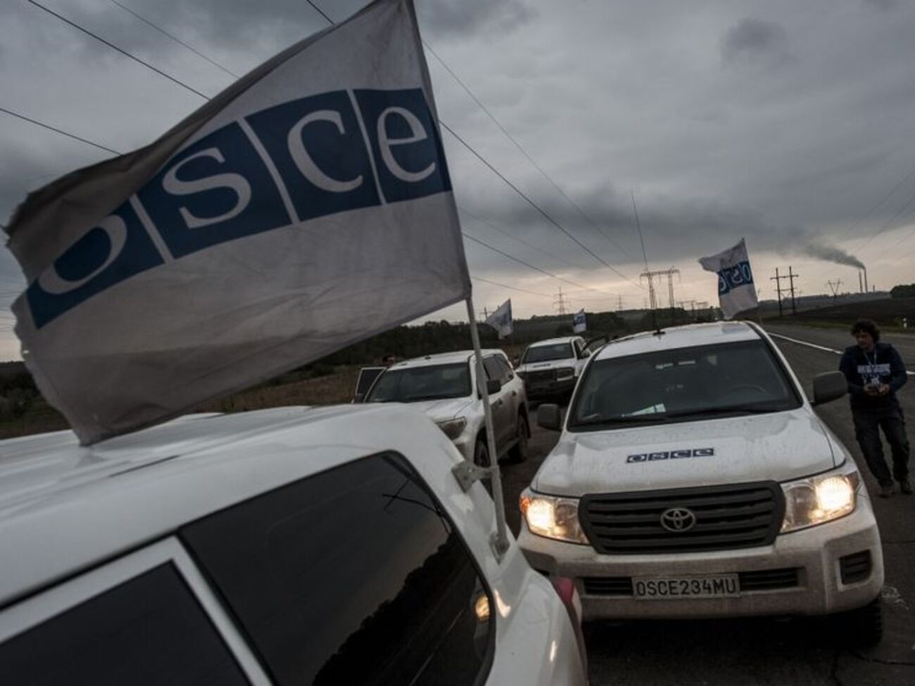 Члены СММ ОБСЕ и их автомобили не пострадали