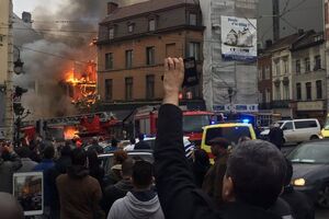 Дом полностью разрушен взрывом