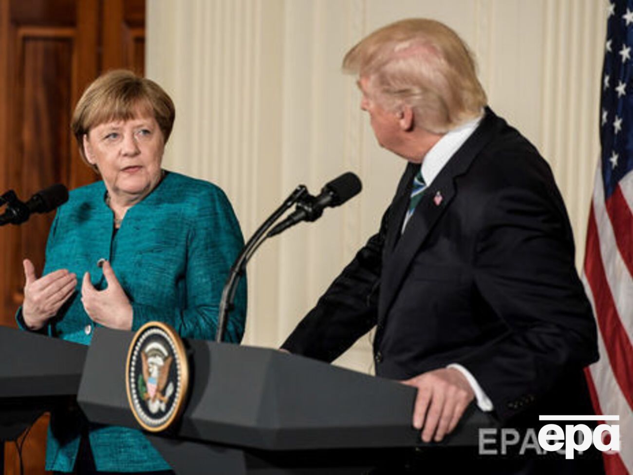 Трамп и Меркель встретились 17 марта в Вашингтоне