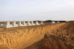 На полигоне "Широкий Лан" строят бригадный лагерь