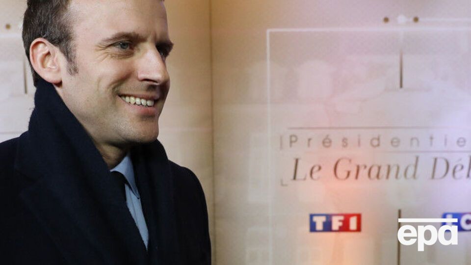 Макрон получил наибольшую поддержку телезрителей