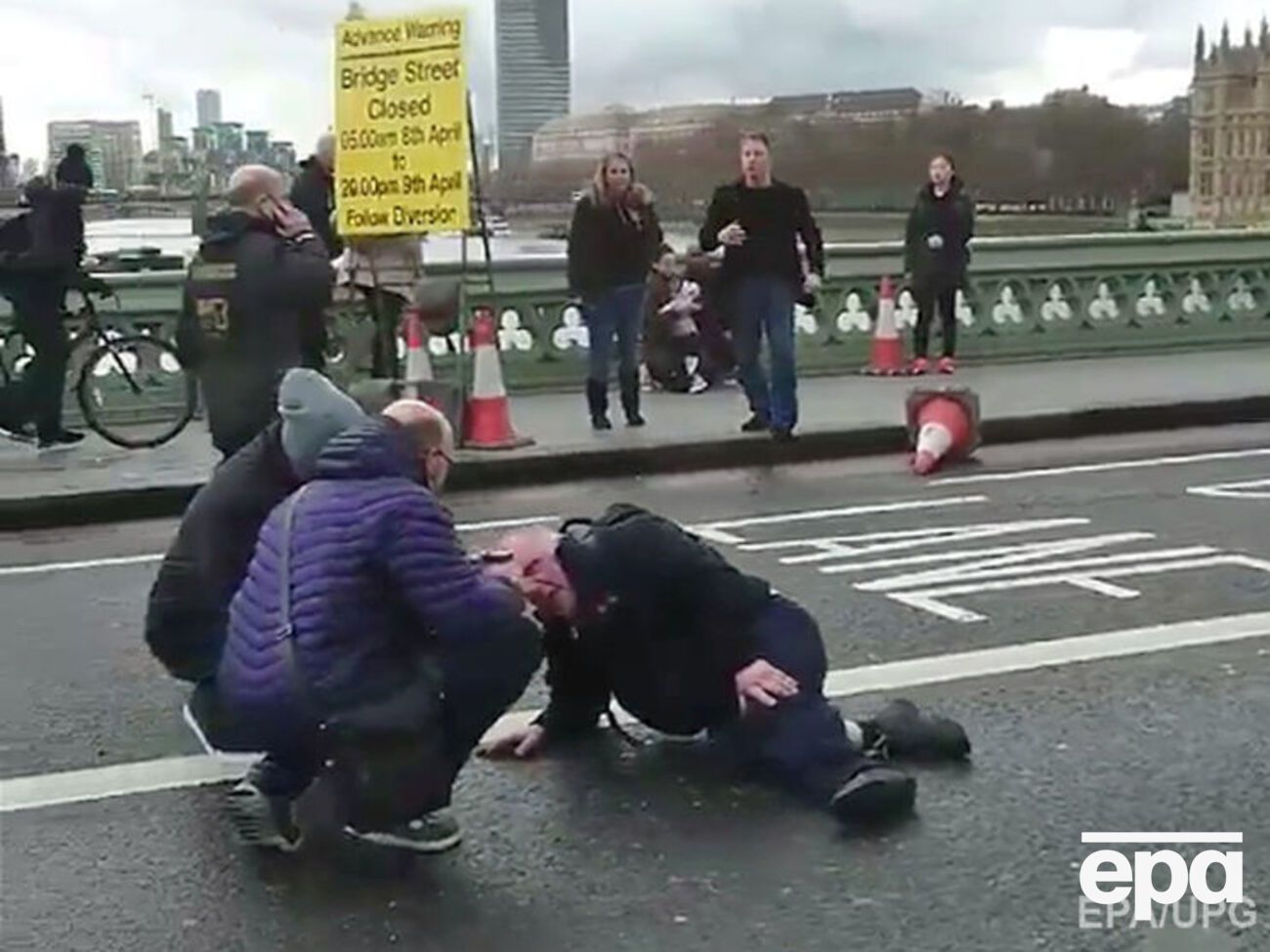 Один из пострадавших на Вестминстерском мосту