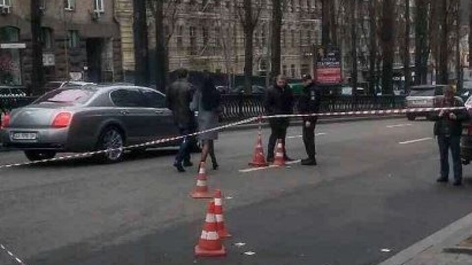 Перехрестя вулиці Пушкінської та бульвару Тараса Шевченка в Києві, де сталося вбивство