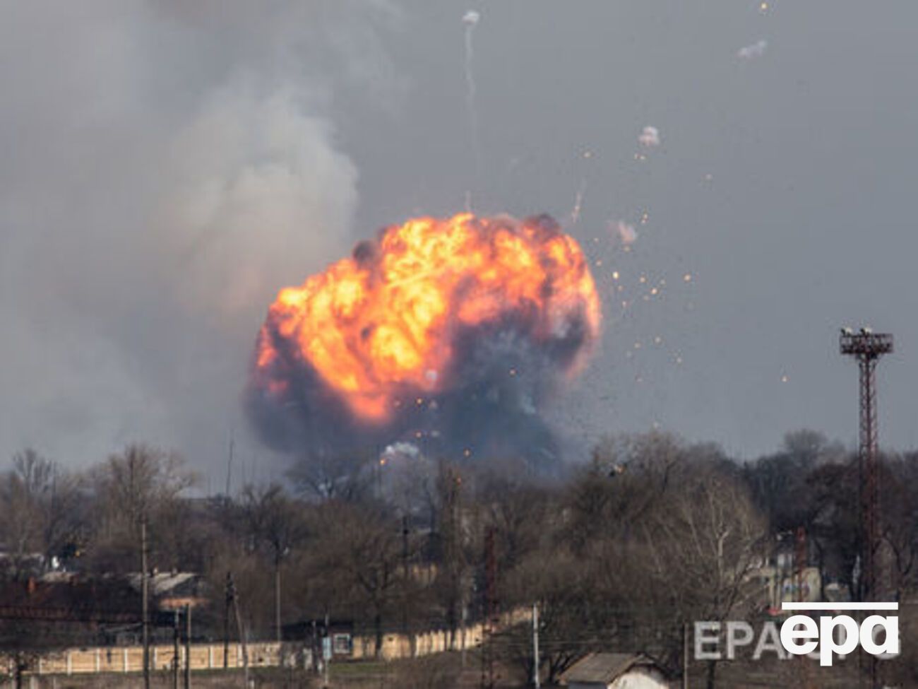 Пожежа в Балаклії розпочалася вчора