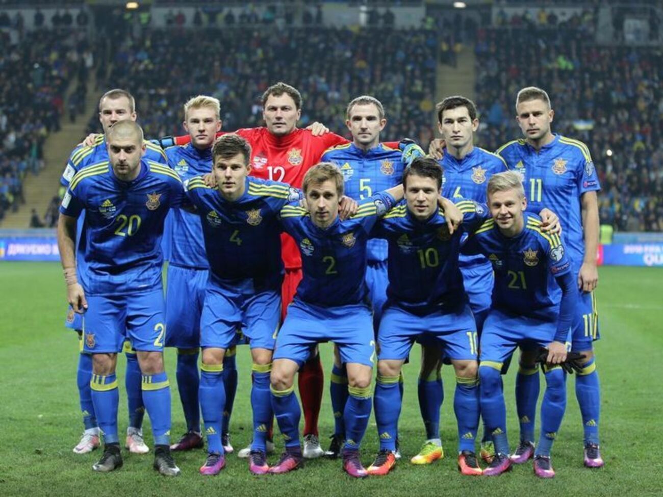 Сборная Украины сегодня на выезде сыграла с хорватами