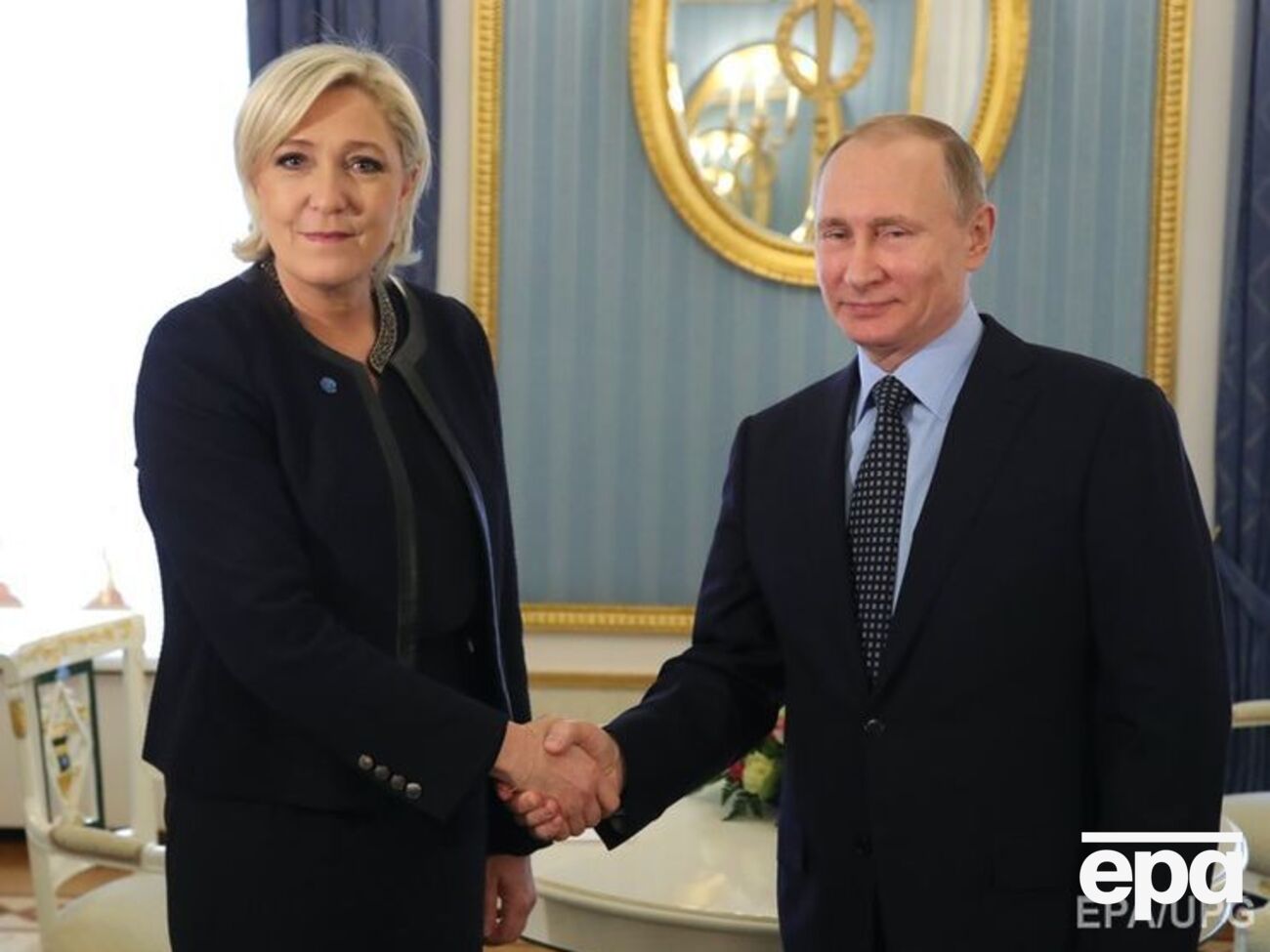 Путін зустрів Ле Пен у Кремлі