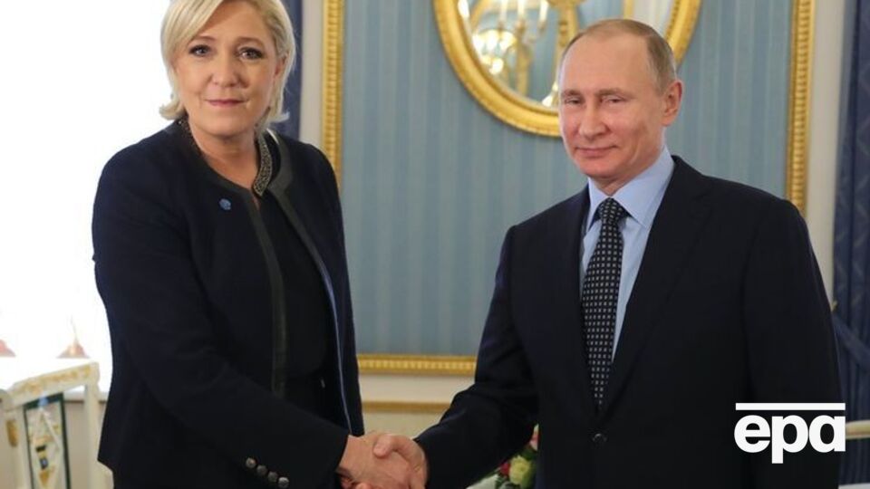 Путін зустрів Ле Пен у Кремлі