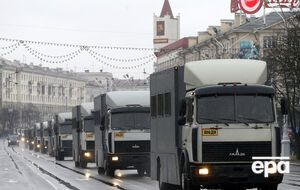 Автозаки на улицах Минска