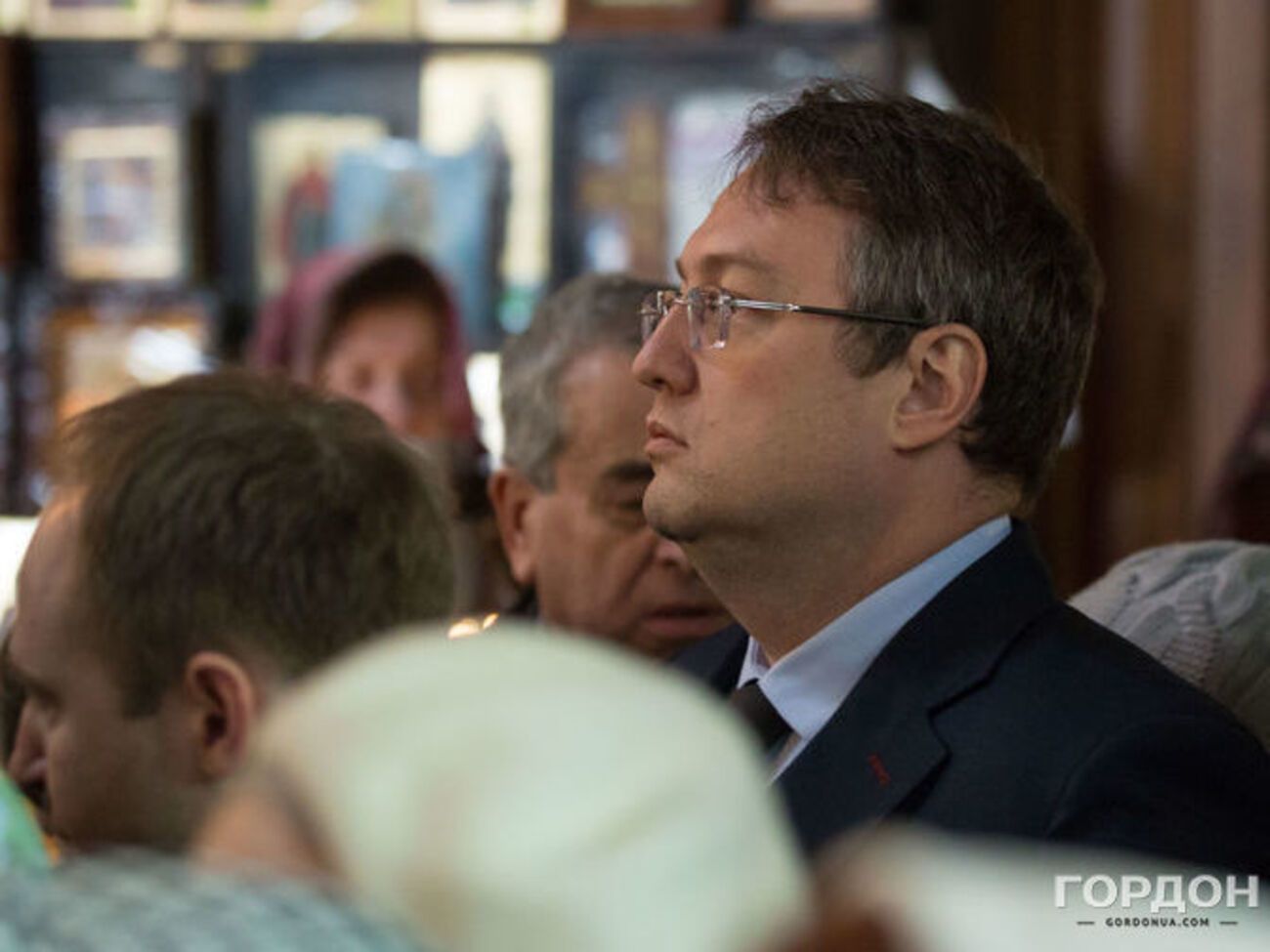 Геращенко на церемонии прощания с Вороненковым