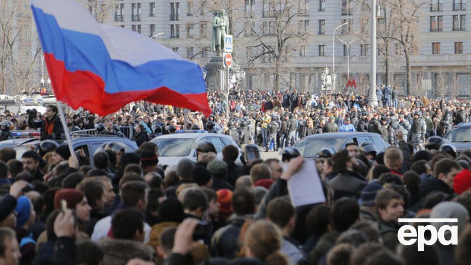 Пам'ятник Пушкіну був місцем збору протестувальників