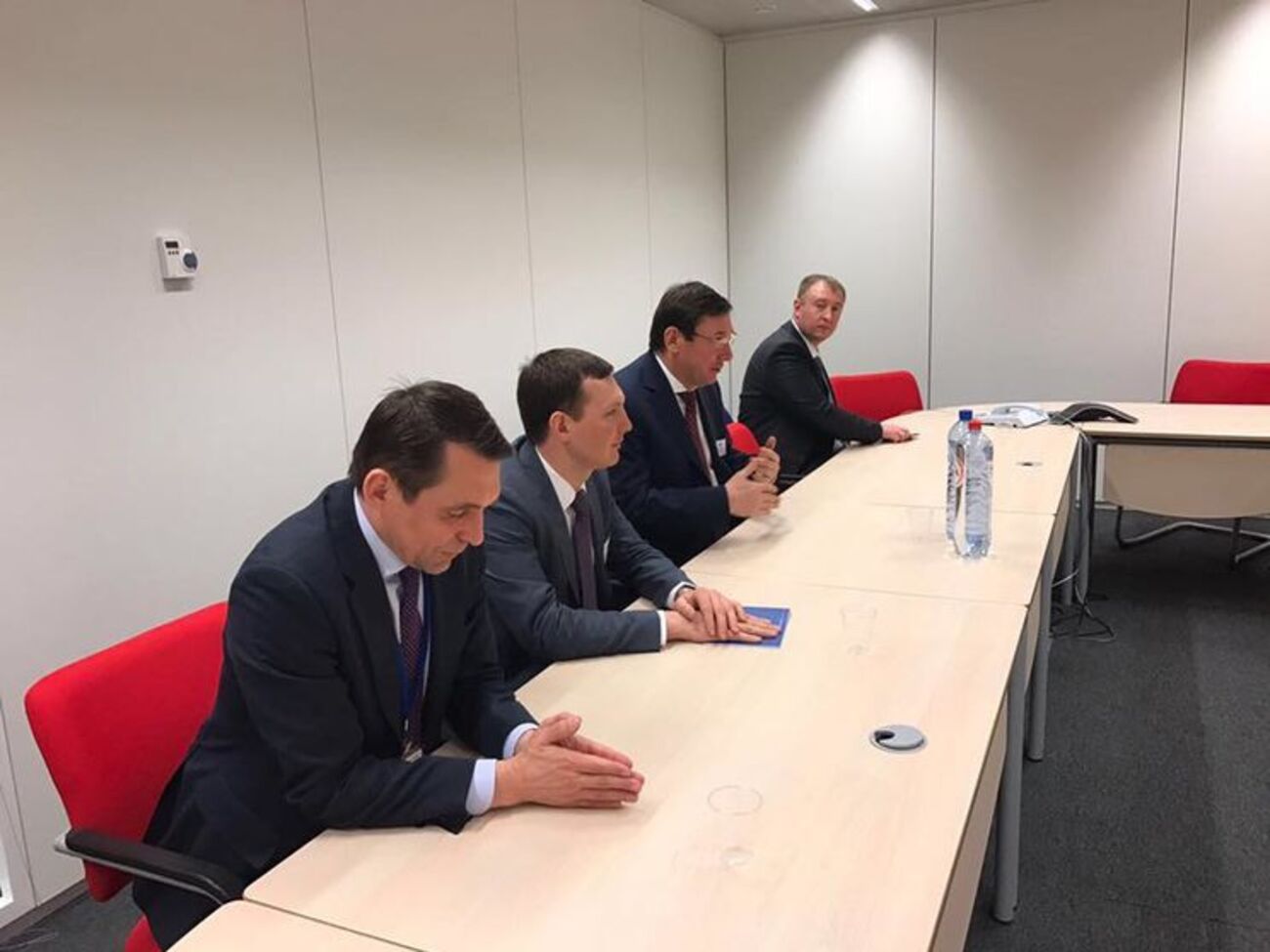 Луценко зустрівся з федеральним прокурором Бельгії та керівниками окремих підрозділів Єврокомісії