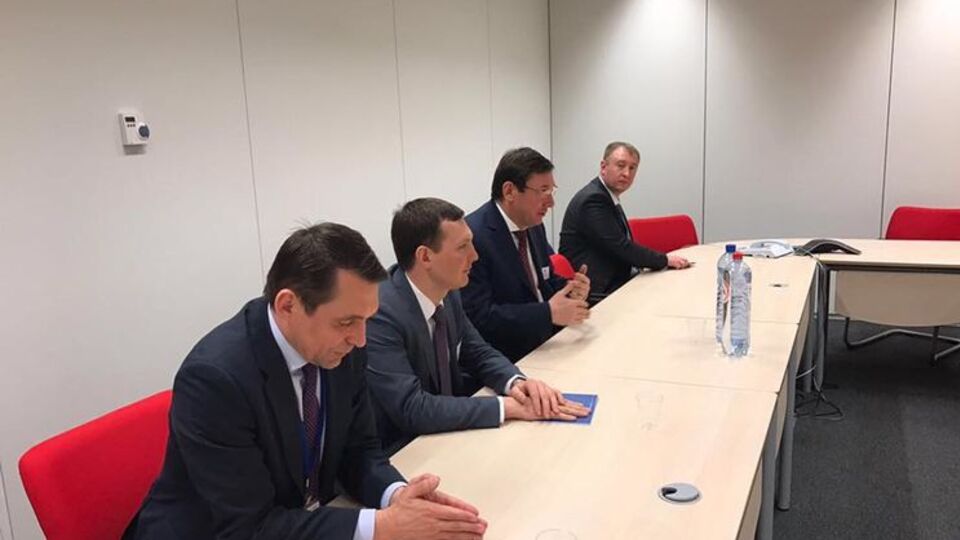 Луценко зустрівся з федеральним прокурором Бельгії та керівниками окремих підрозділів Єврокомісії
