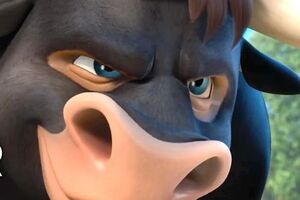 Бик Фердинанд має битися з іншими биками на турнірі