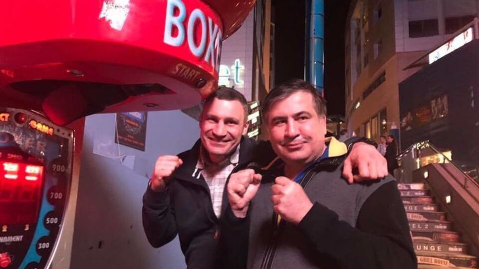 Кличко и Саакашвили встретились на Мальте