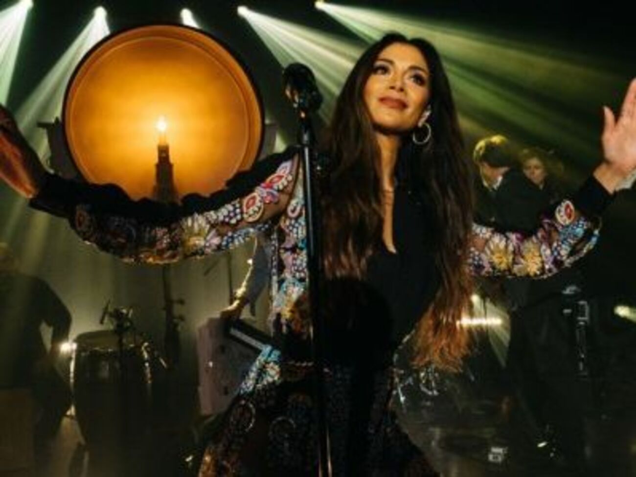 Шерзінгер в оригінальній манері виконала пісню виконавиці Sia