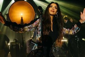 Шерзінгер в оригінальній манері виконала пісню виконавиці Sia