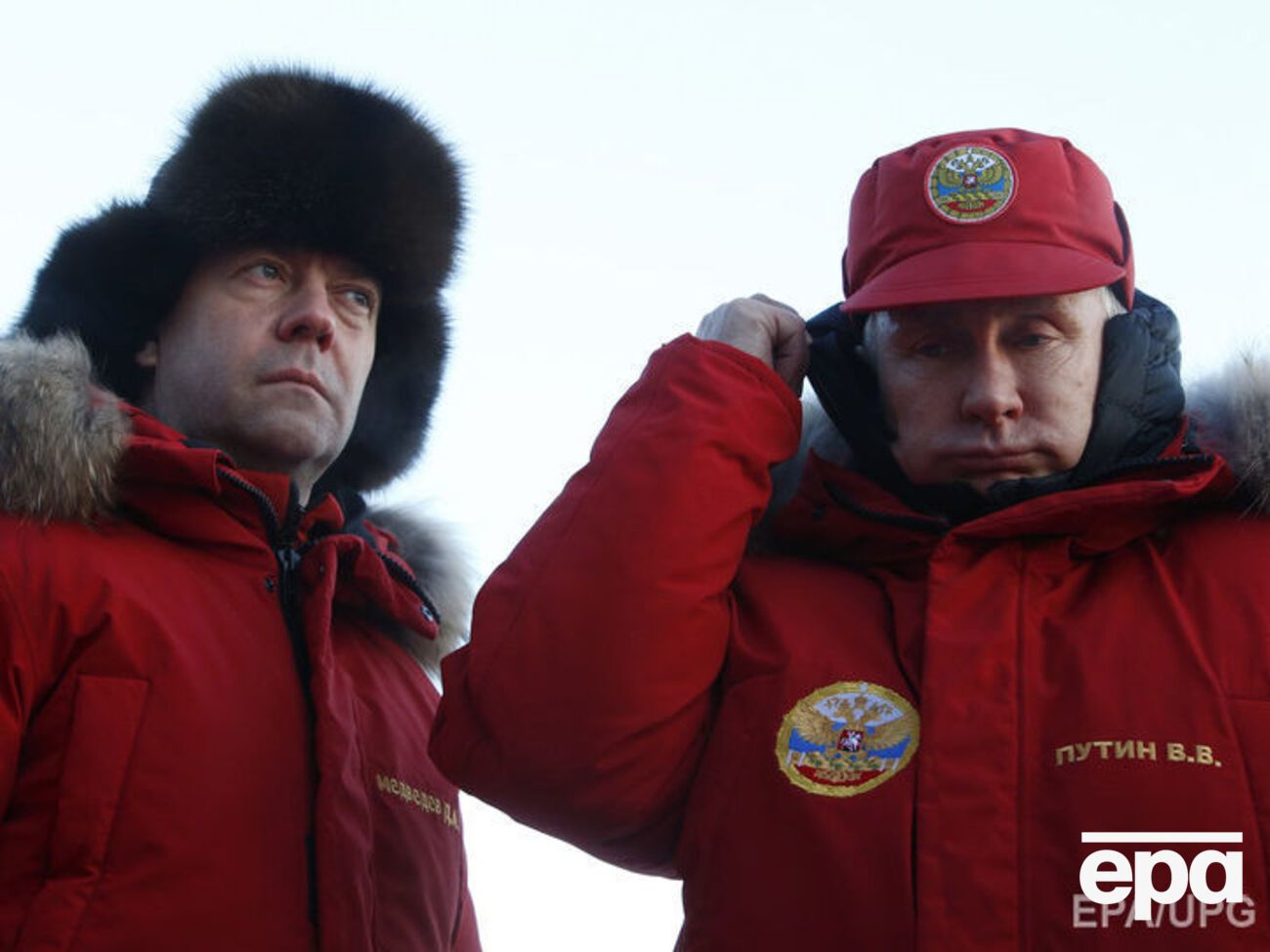 Медведєв і Путін побували в Арктиці