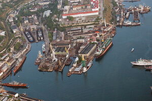 "Севморзавод" находится на юго-западном побережье Крыма