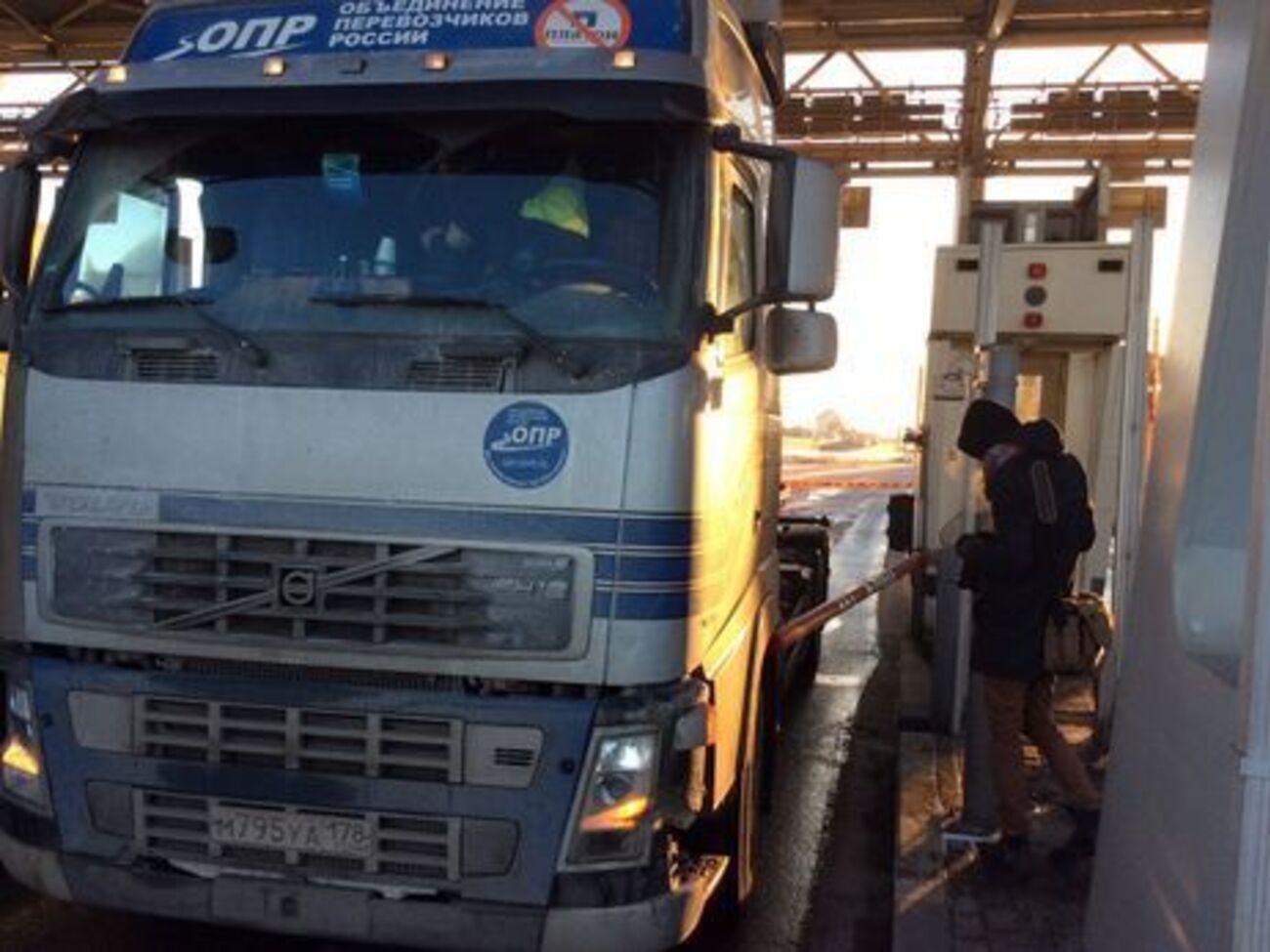 У Росії триває страйк далекобійників