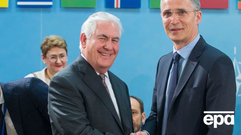 Тіллерсон з генсеком НАТО Єнсом Столтенбергом