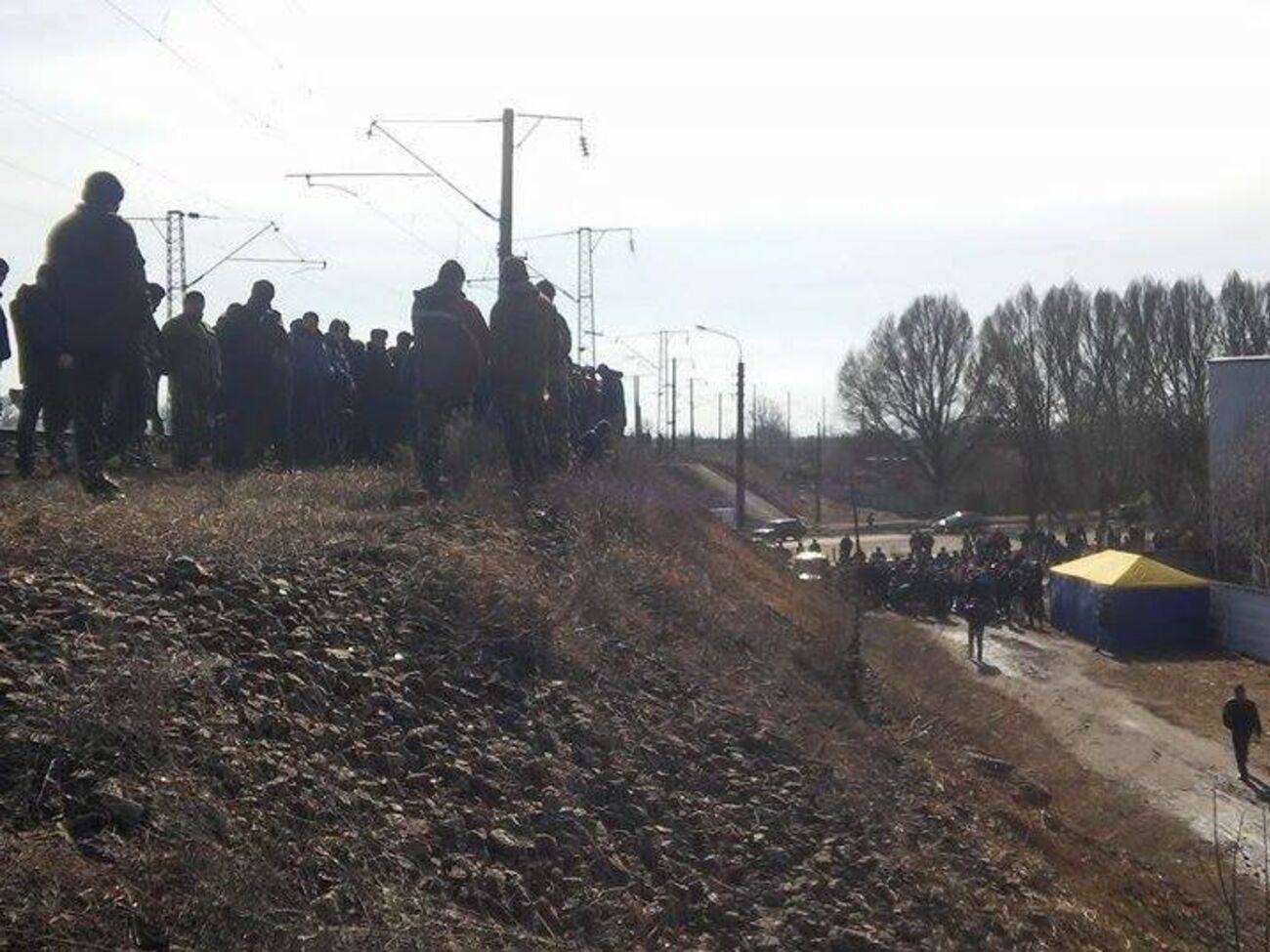 Участники блокады открыли редут в Конотопе