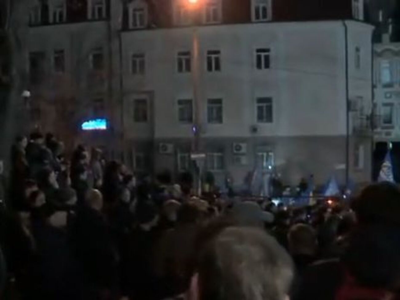 Протест під Солом'янським райсудом через затягування справи Насірова